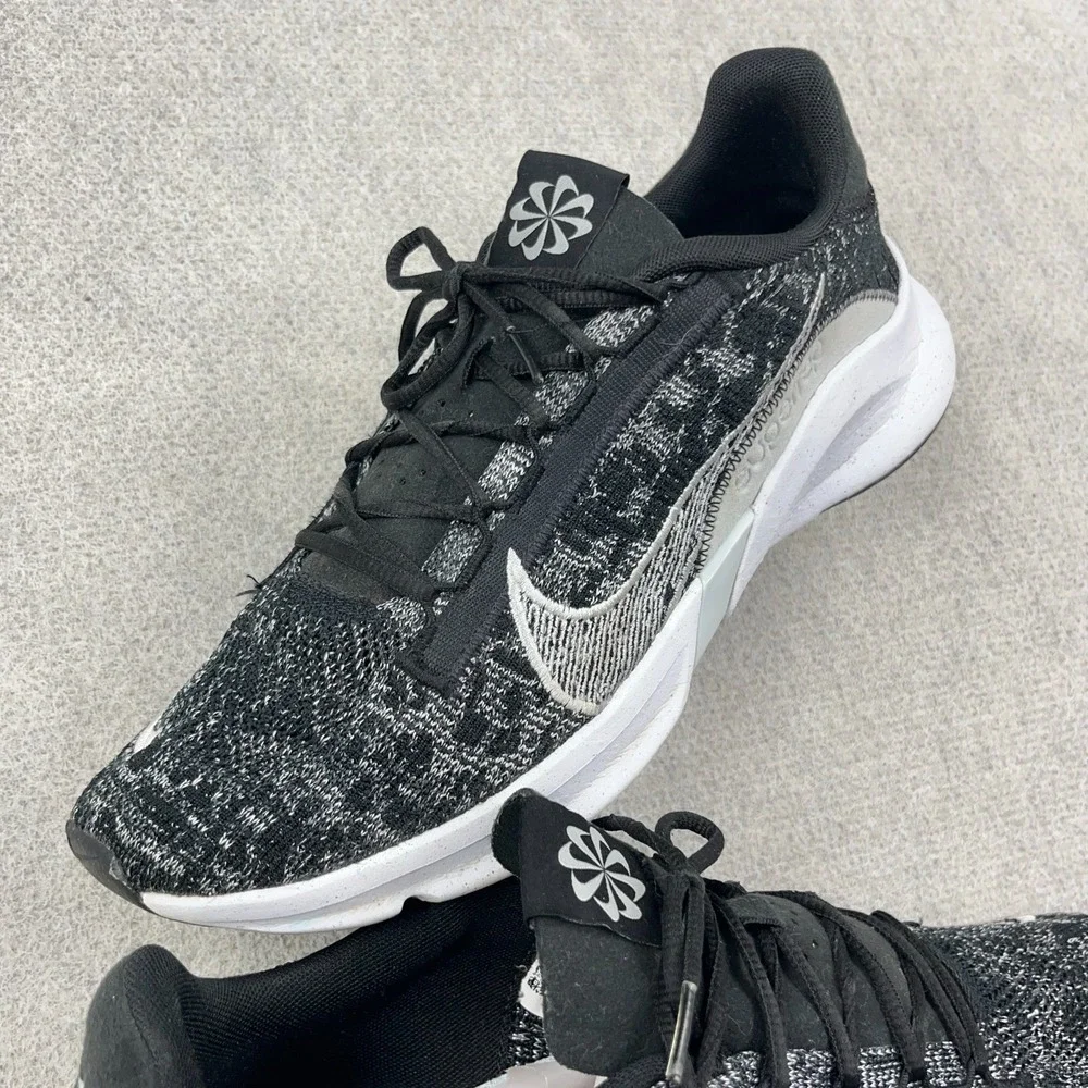 Nike Mens SuperRep Go 3 Flyknit DH3394-010 Sneaker Black Size 12 Running Shoe